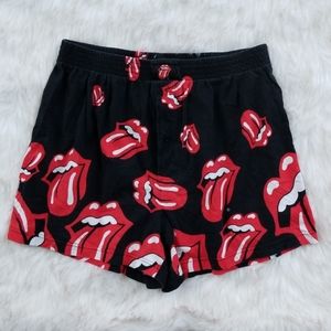 Rolling Stones XL lounge shorts EUC